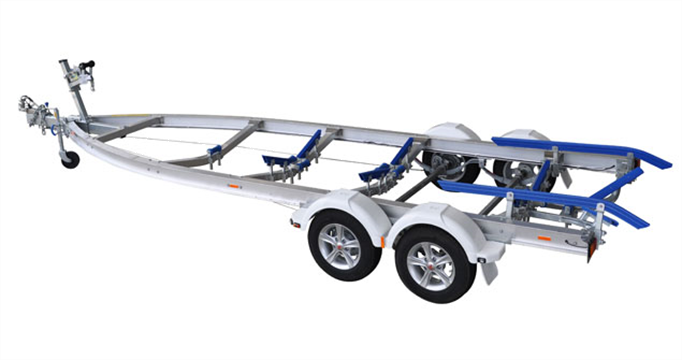 MOVE TANDEM TRAILER FOR YELLOWFIN 6.2-6.5M BOAT - 2000KG ATM ROLLER BRAKED