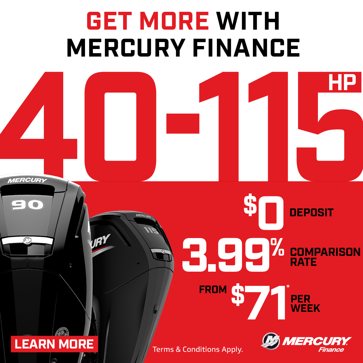 get more with mercury finance promo banner
